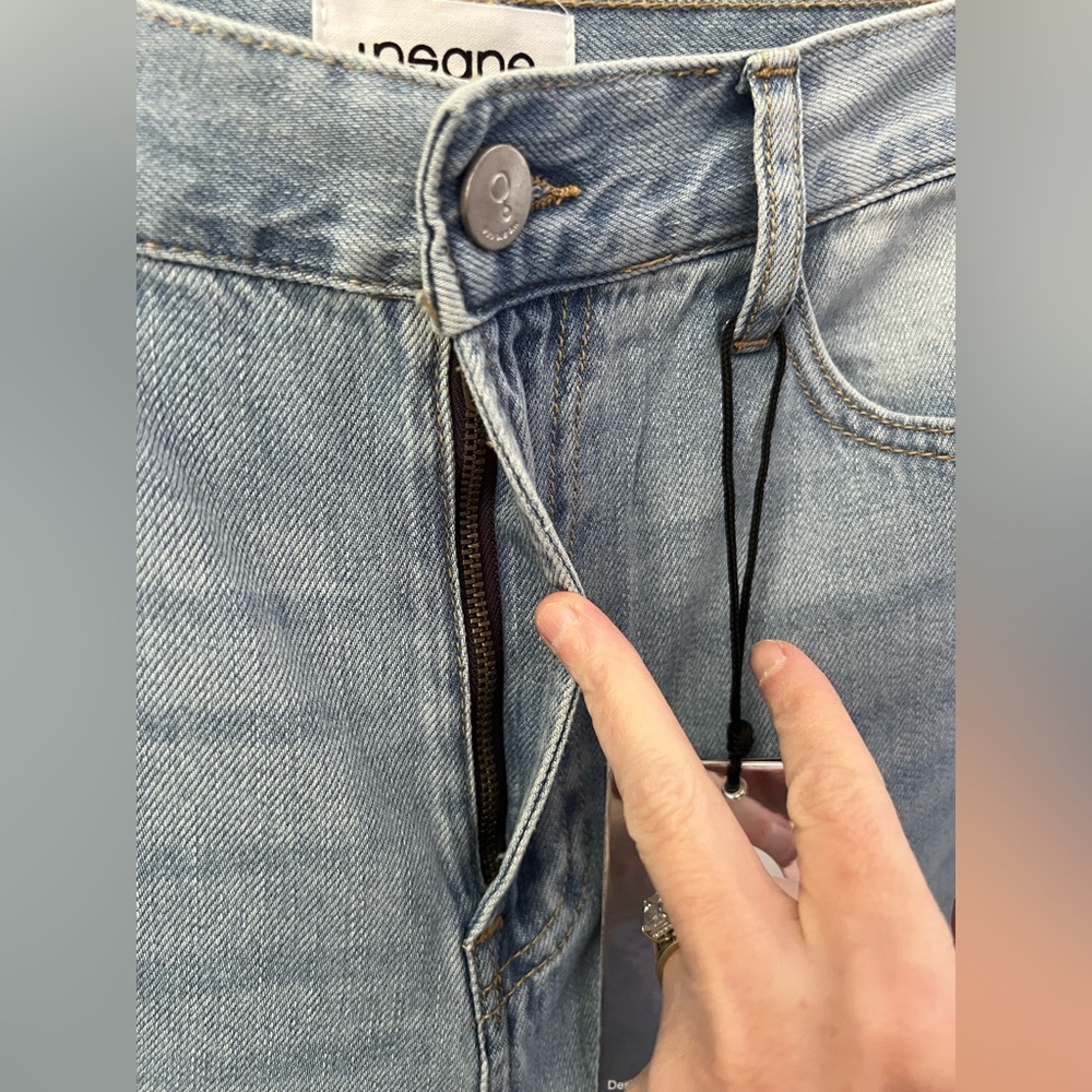 Insane Gene Women's High Rise Premium Girlfriend Jeans Size 9/28 New - Picture 8 of 13